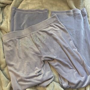 Juicy Couture Light Purple Velour Pants